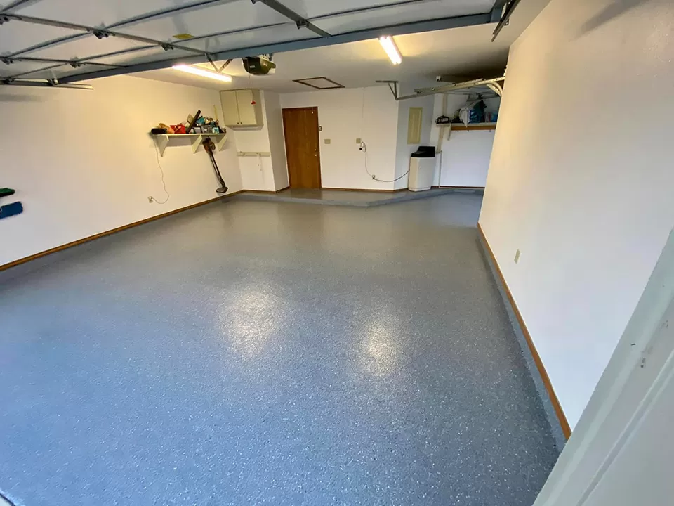 Completed Garage Epoxy Floor